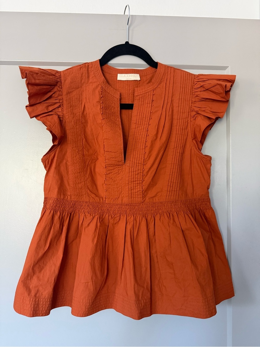 Ulla Johnson Louise Ruffle Top Size 0